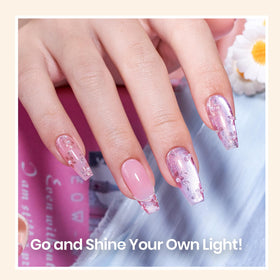beetles Gel Polish applied on nail swatch demonstrating high-gloss finish benefit