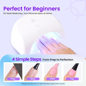beetles uv lamp detail with sensor activated, quick consistent curing benefit