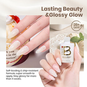 beetles used as french base on nails illustrating ideal neutral foundation