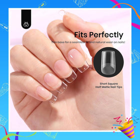 beetles Gel Polish organized display showing 12 sizes for precise fit