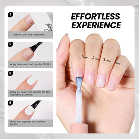 Beetles polish on bridal manicure showcasing luminous finish for events