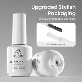 beetles gel polish in salon setting showing professional high-gloss finish