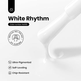 Beetles brand color swatches demonstrating true-to-bottle white opacity