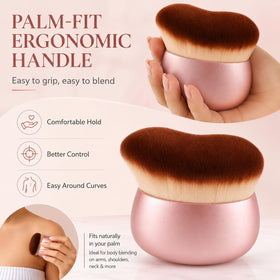 BeeYoYe brush packed for travel in pouch for easy portability