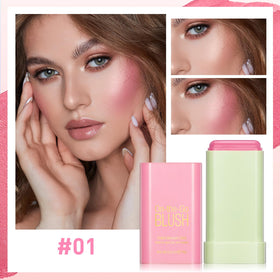 BEFIVECOK blush stick open twist tip revealing creamy product for easy application