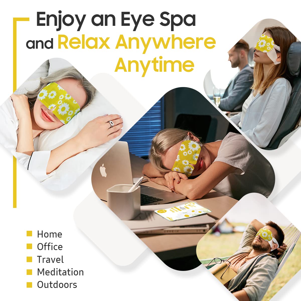BeHoomi chamomile scent visual with flowers conveying calming aromatherapy benefit