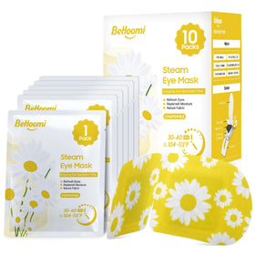 BeHoomi front packaging showing 10-pack and chamomile scent for travel comfort