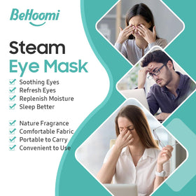 BeHoomi mask on model demonstrating comfortable fit and ear hooks