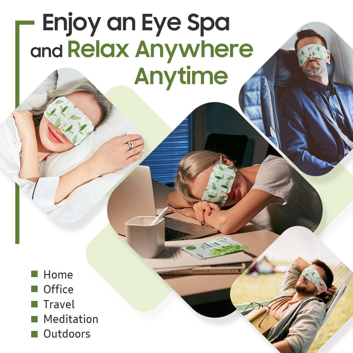 BeHoomi opened pouch showing single-use mask and easy activation