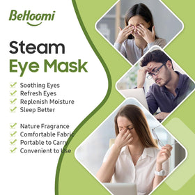 BeHoomi worn by traveler on airplane for relaxed soothing warmth