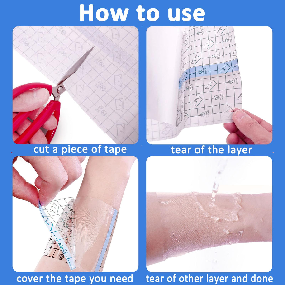 Beieverluck backing with grid lines, easy cutting for custom sizes