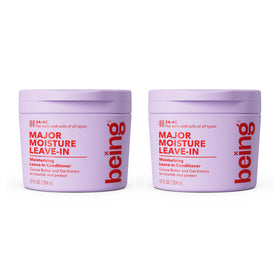 BEING INC front packaging showing duo pack and clear product benefits