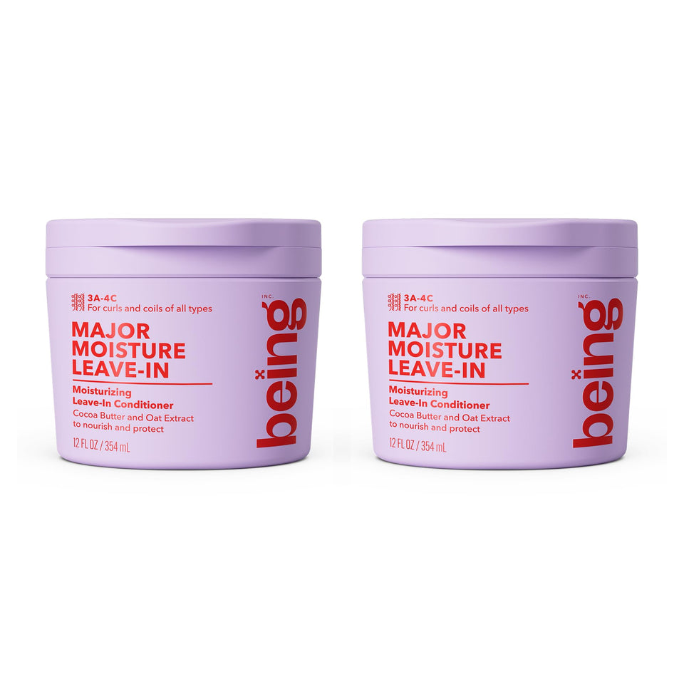 BEING INC front packaging showing duo pack and clear product benefits