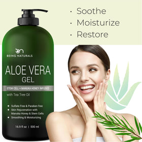 Being Naturals used on hair showing reduced frizz and added shine