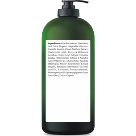 Being Naturals gel texture close-up highlighting smooth non-sticky finish and fast absorption