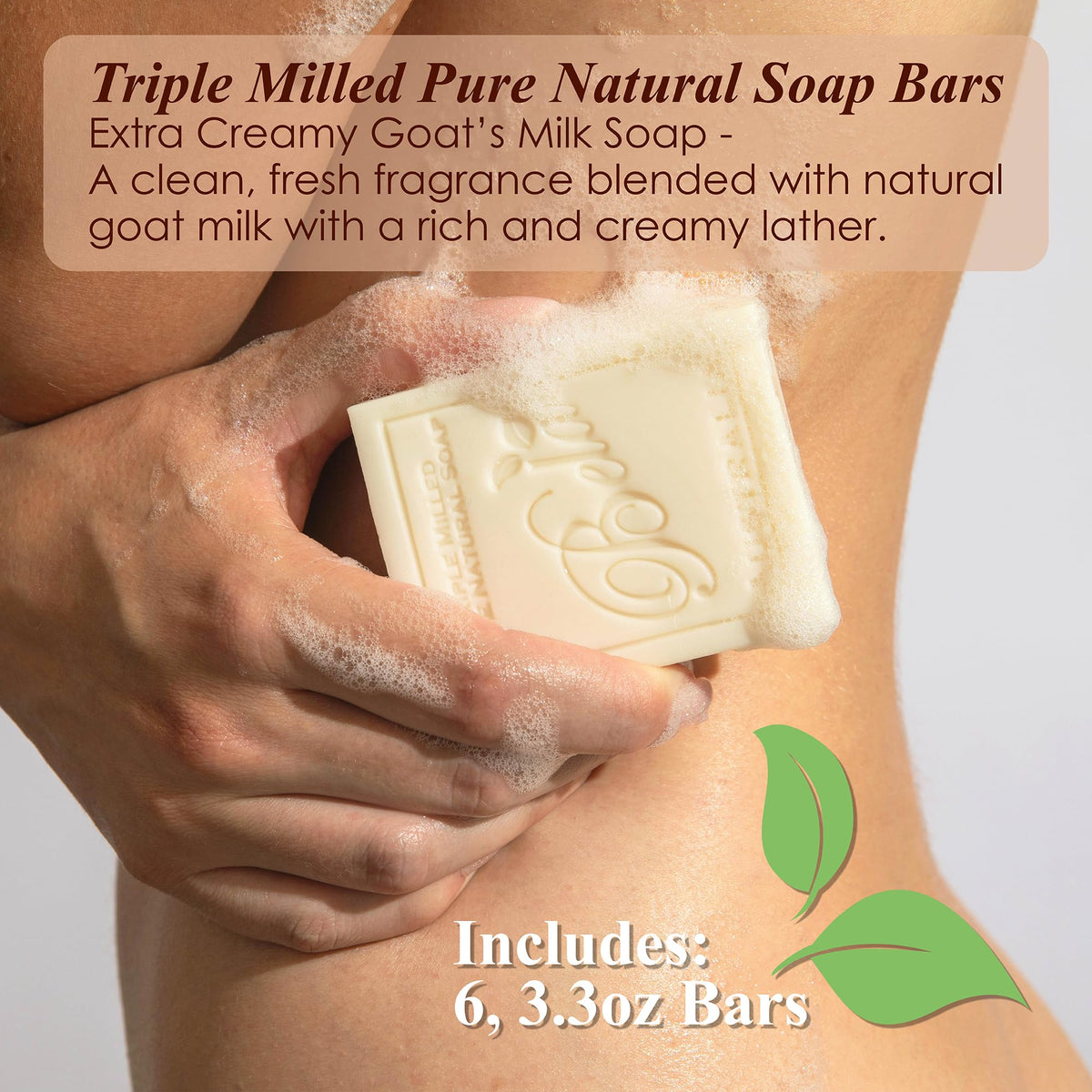BELA close-up of soap bar texture highlighting creamy, triple-milled finish
