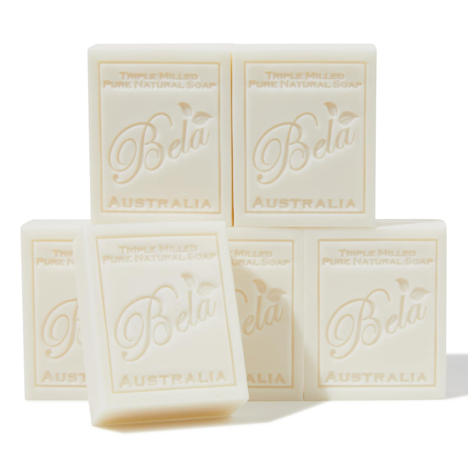 BELA front packaging 6-pack showing neat stacked bars and product information