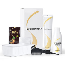 BELEZALIB front packaging showing complete bleach kit and benefits