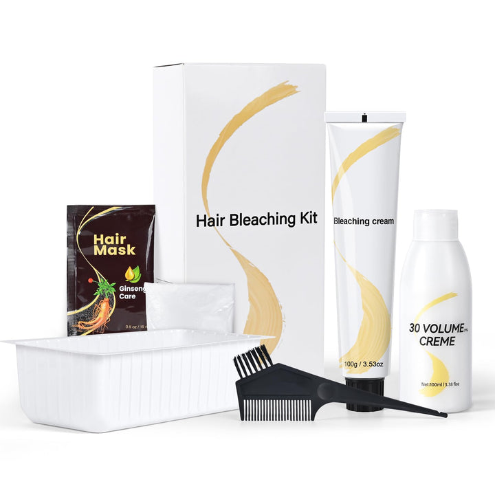 BELEZALIB front packaging showing complete bleach kit and benefits