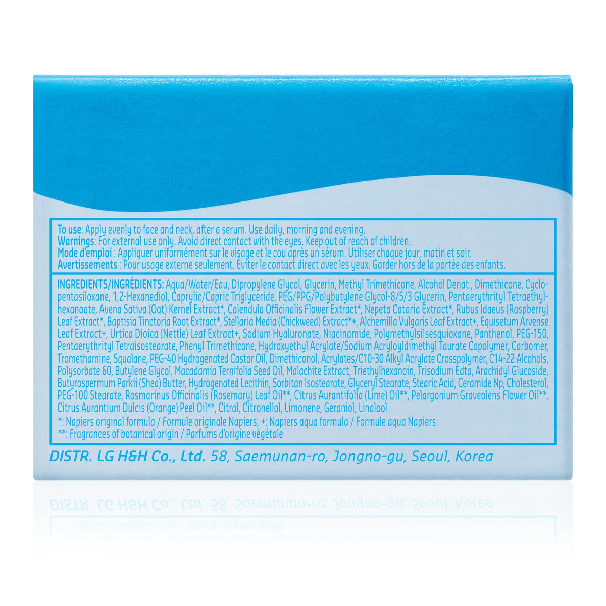 belif Aqua Bomb before and after skin texture comparison, smoother-looking hydration