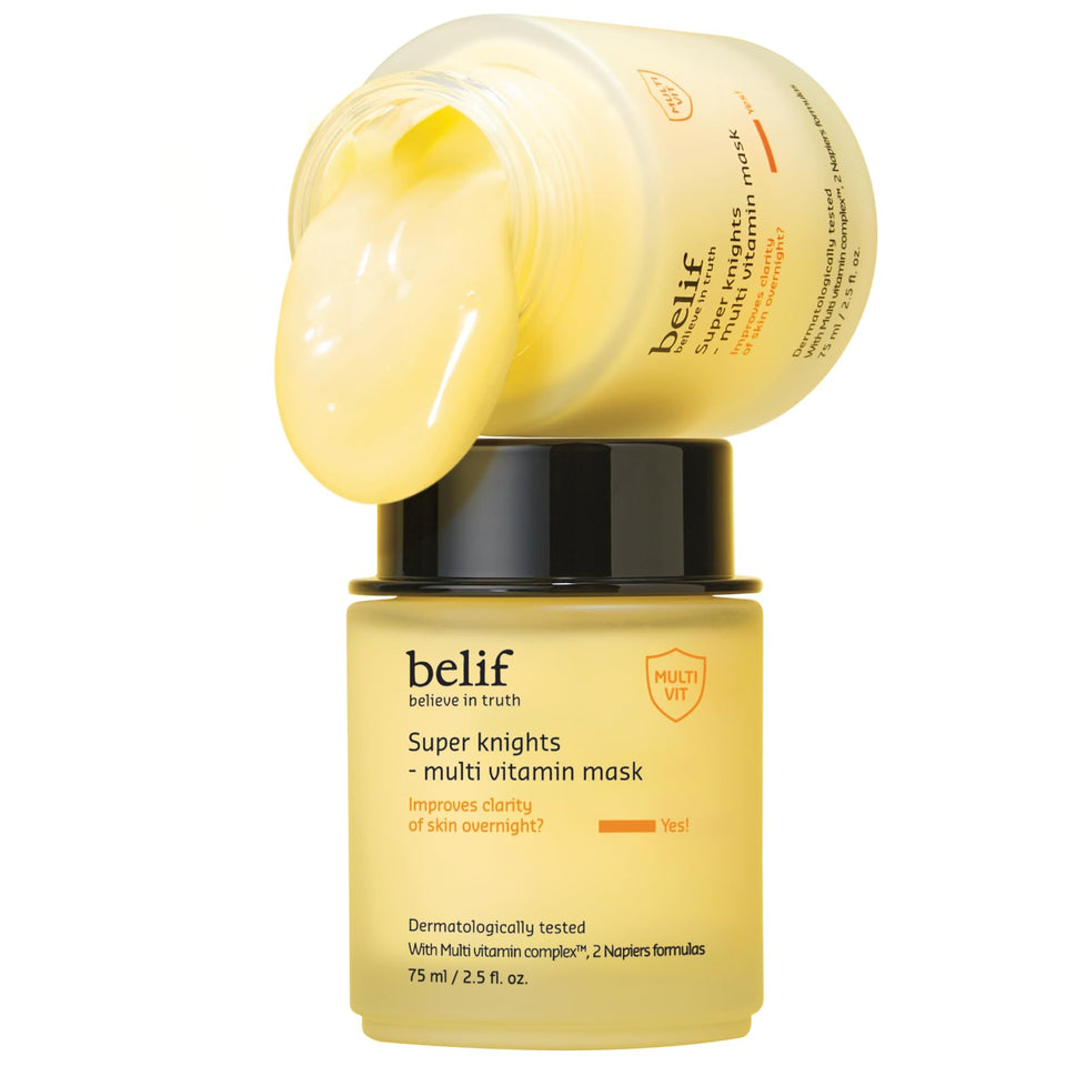 belif front jar showing product packaging and clear branding for purchase clarity