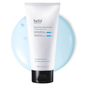 belif front packaging showing cleanser and clear branding for easy identification