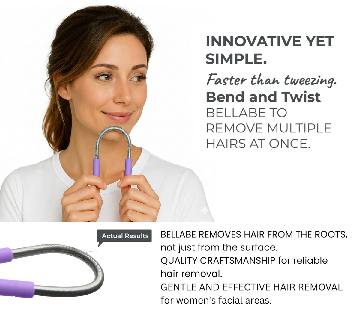 Bellabe reusable storage tube beside spring for hygienic travel benefit