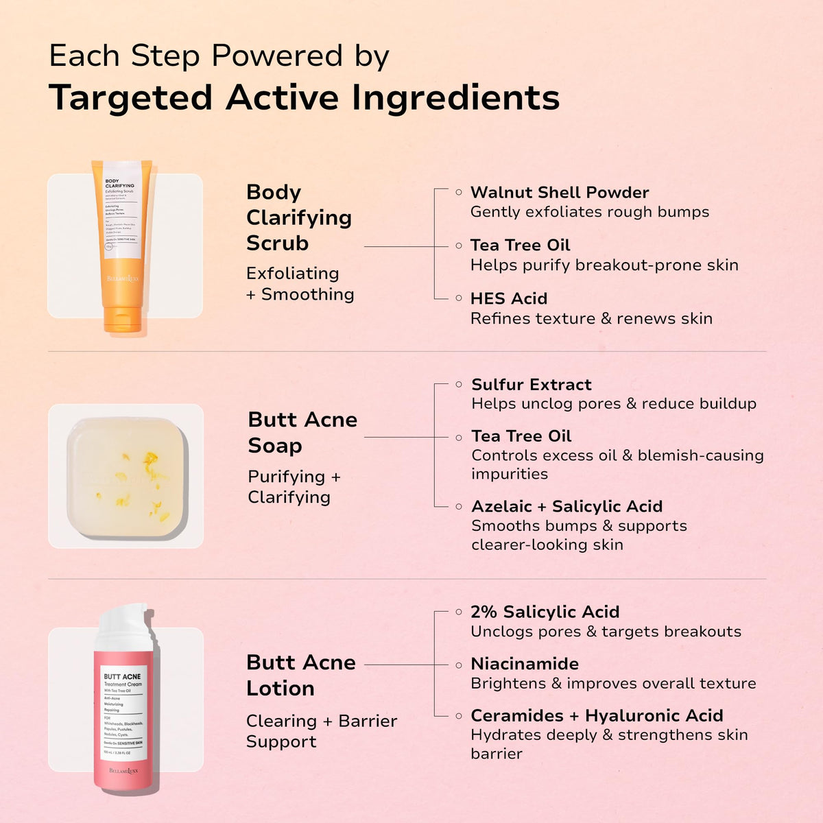 BellamiLuxx lifestyle vanity shot suggesting confidence and smoother lower-body skin