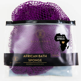 Bellanomi authenticity tag and sourcing label showing ethical origin