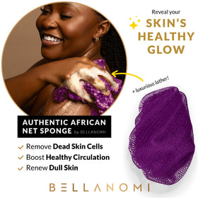 Bellanomi close-up of double-knotted mesh texture showcasing durable grip