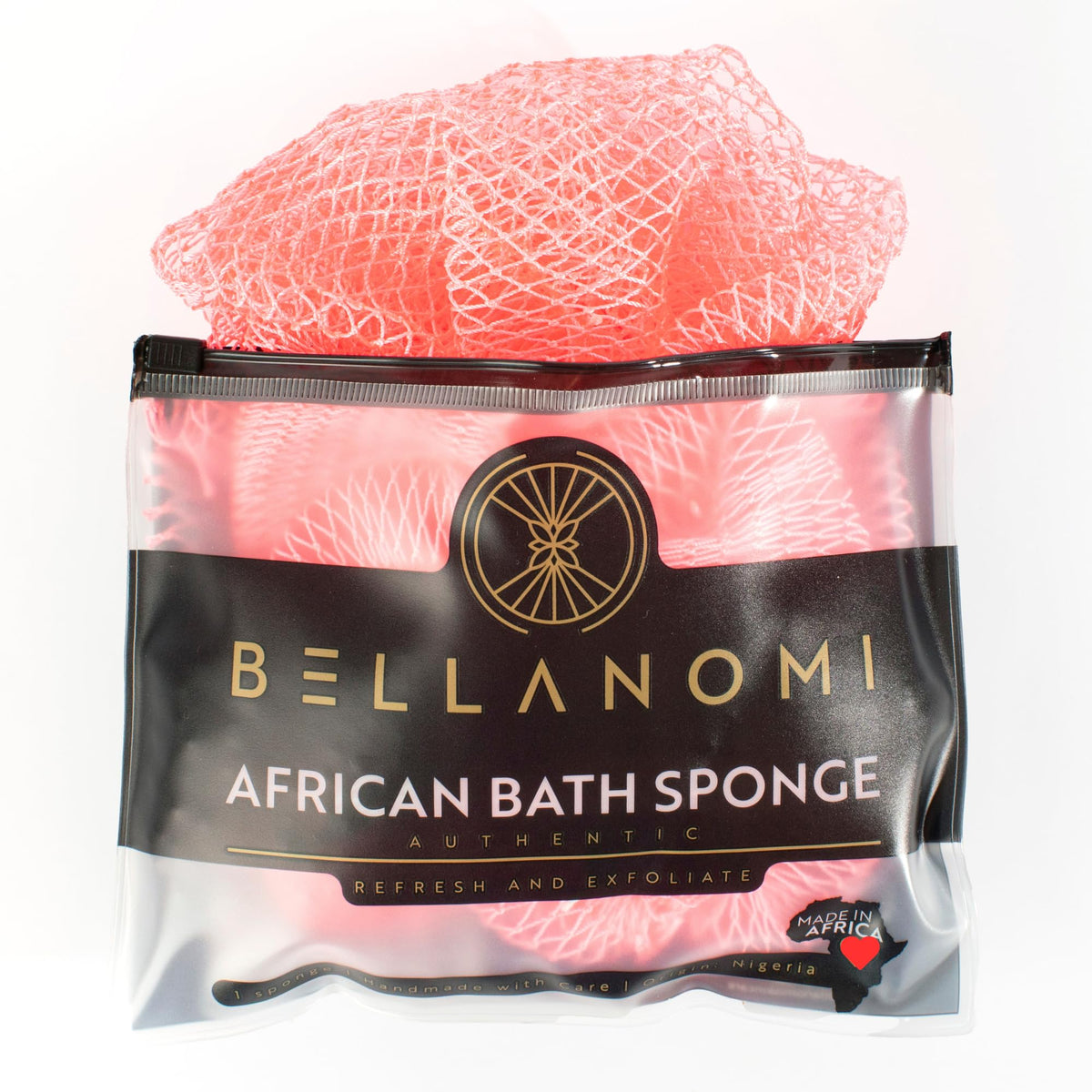 Bellanomi front view blush back scrubber highlighting length and finish for reliable exfoliation