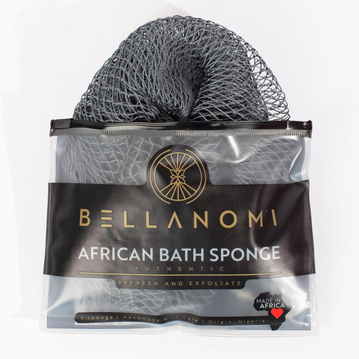 Bellanomi front view showing slate 45-inch back scrubber and texture for reliable exfoliation