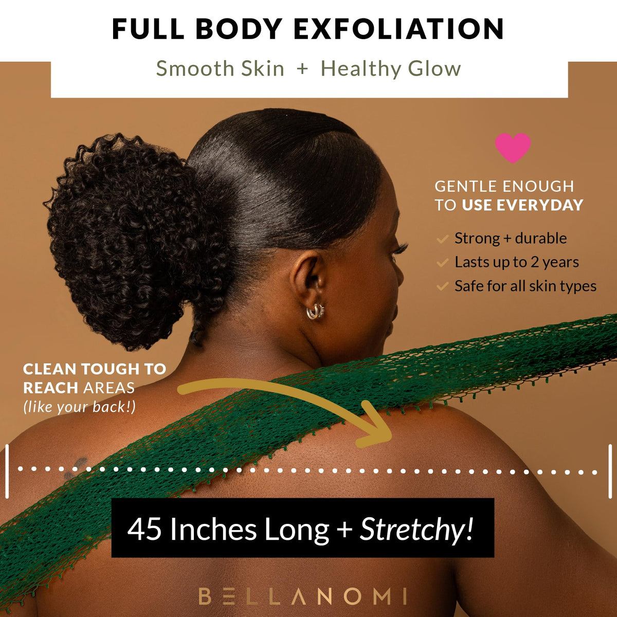 Bellanomi looped grip detail, secure hold and easy control