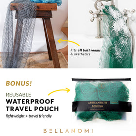 Bellanomi two sponges side-by-side offering rotation convenience