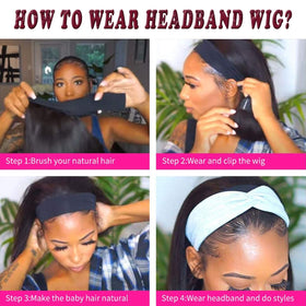 Bellarayine kit showing included eyelashes, wig cap and spare headband for added convenience