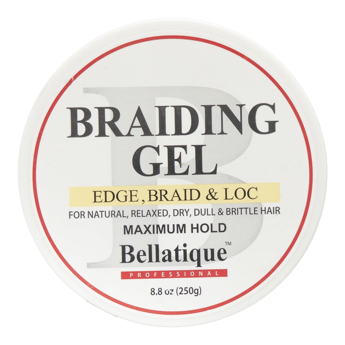 BELLATIQUE used to secure braids showing neat, defined parts