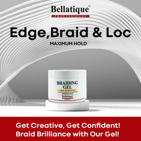 BELLATIQUE smoothing loc roots for tidy, locked styling