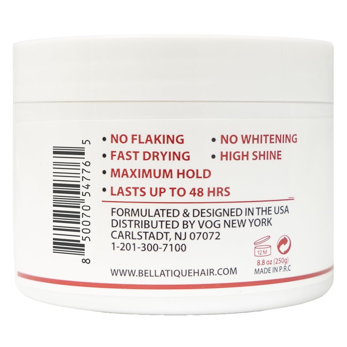 BELLATIQUE open jar close-up showing smooth gel texture