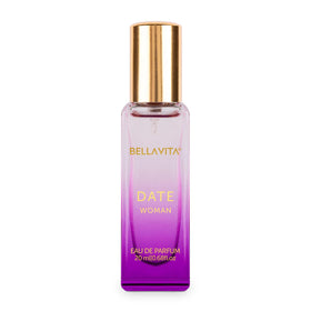 BellaVita Luxury DATE front bottle showing elegant packaging and brand appeal