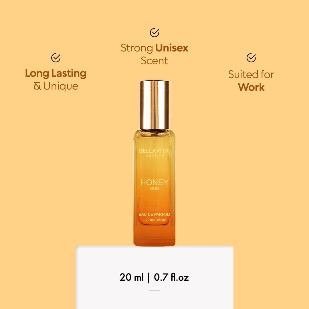 BellaVita honey drip texture emphasizing sweet gourmand accord