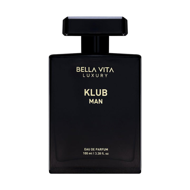 BellaVita Luxury KLUB front bottle shot showing sleek design and premium look
