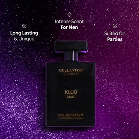 BellaVita Luxury KLUB lemon jasmine patchouli closeup highlighting notes