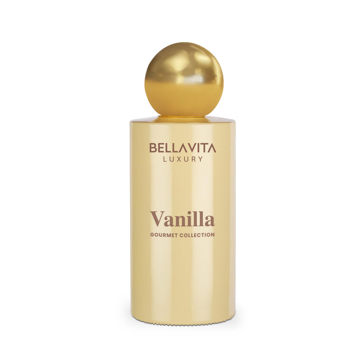 Bellavita label close-up showing fragrance name and ingredient focus
