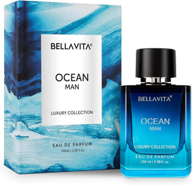 BellaVita Luxury OCEAN lifestyle on a beach towel evoking fresh aquatic vibe and day-use appeal