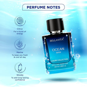 BellaVita Luxury OCEAN fine mist spray closeup demonstrating even application and quick diffusion