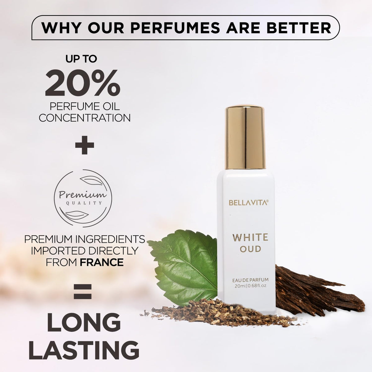 BellaVita Luxury spray in-hand illustrating easy on-the-go application
