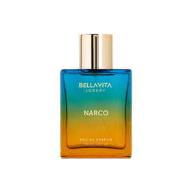 Bellavita bottle front view showing elegant label and clean design, conveys luxury