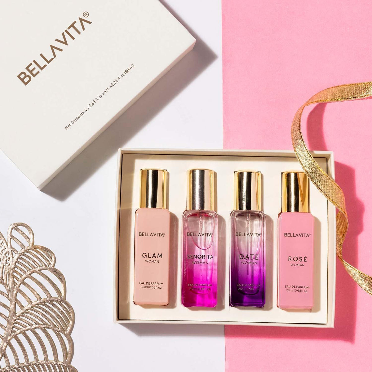 Bella Vita Luxury ROSE bottle close-up highlighting floral label and luxurious finish