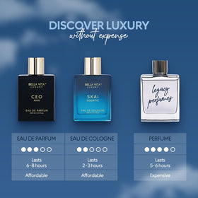 Bellavita Luxury SKAI note illustration with bergamot and patchouli for scent clarity