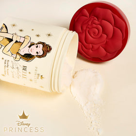 Belle Maison open jar revealing creamy scrub texture and exfoliants